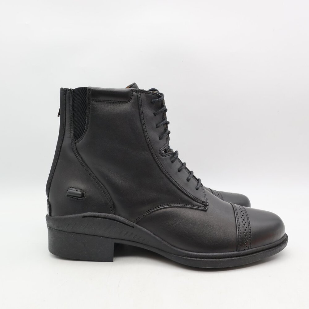 Shires Moretta Clio Paddock Boots Men's Size EU 41 Black leather Lace Up